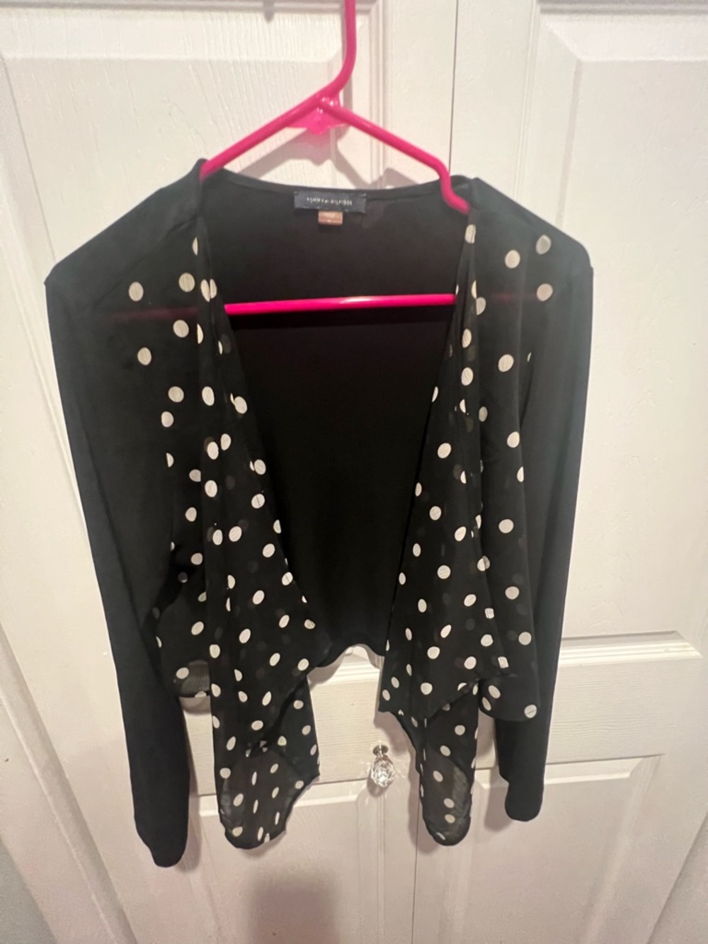 Tommy Hilfiger Black Long Sleeve Top